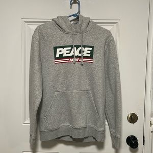 Peace Now Graphic Hoodie Small